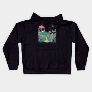 Mushroom Observatory Kids Hoodie